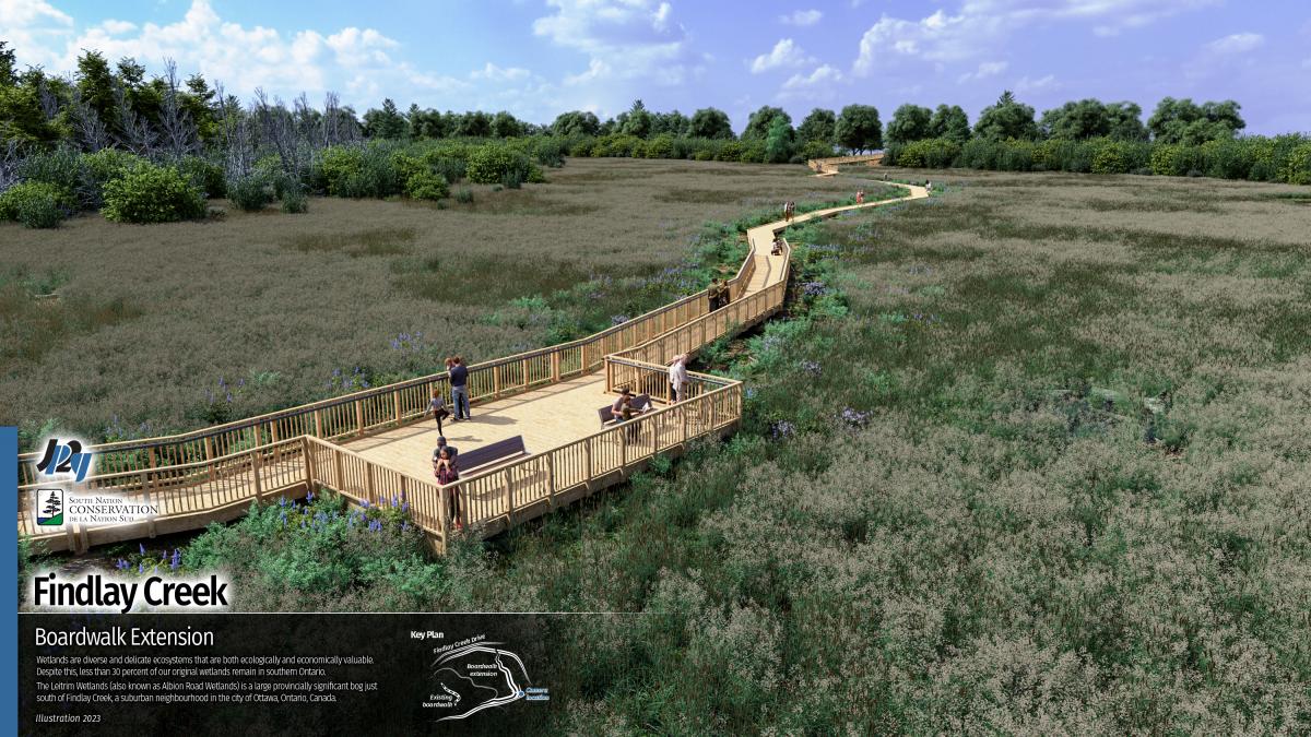 Findlay Creek Boardwalk Extension Project South Nation Conservation